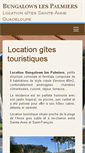 Mobile Screenshot of bungalows-les-palmiers.com